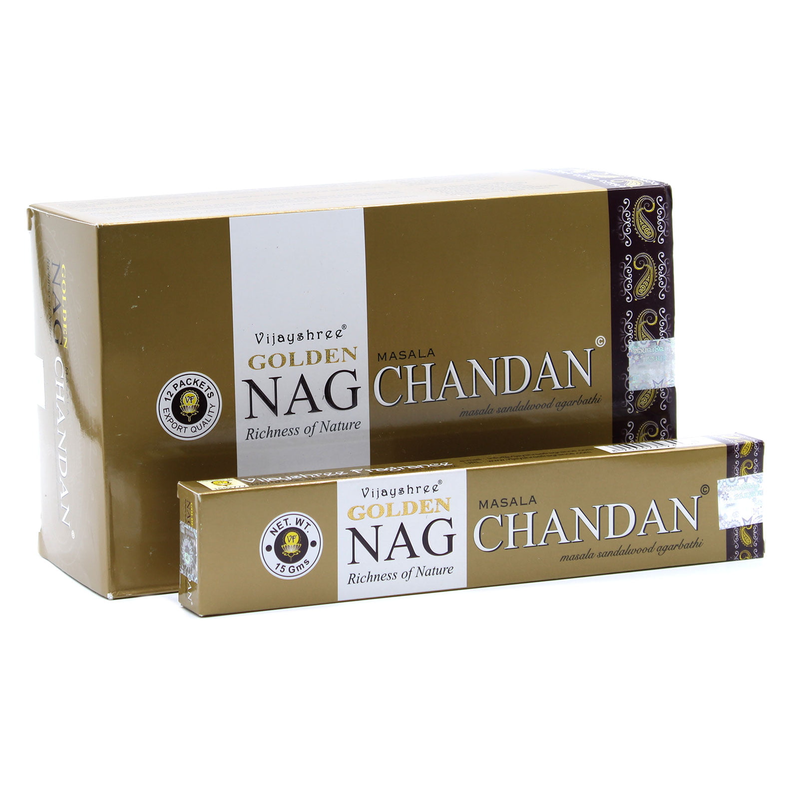 Kadzidełka Golden Nag 15g - Chandan - Sklep online Szczypta Orientu