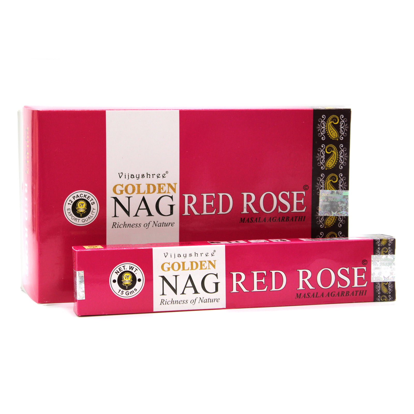 Kadzidełka Golden Nag 15g - Czerwona Róża - Sklep online Szczypta Orientu