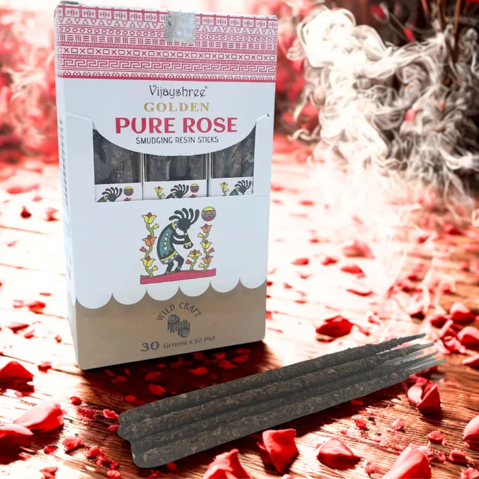 Żywice Rytualne na Patyczkach Golden - Róża - obrazek 2