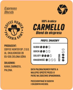 Carmello Blend - CoffeeHunter
